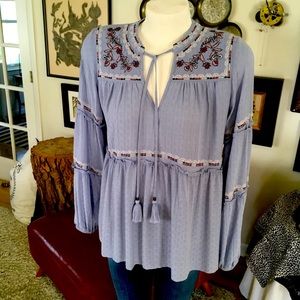Knox Rose peasant top